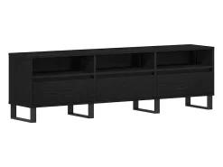 Gabinete de TV Roble negro 150 x 30 x 44.5 cm