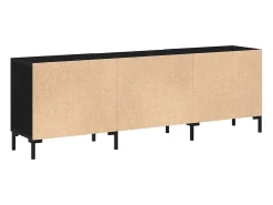 Gabinete de TV Roble negro 150 x 30 x 50 cm