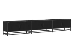 Gabinete de TV Roble negro 240 x 35 x 41 cm