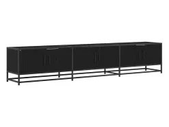 Gabinete de TV Roble negro 210 x 35 x 41 cm