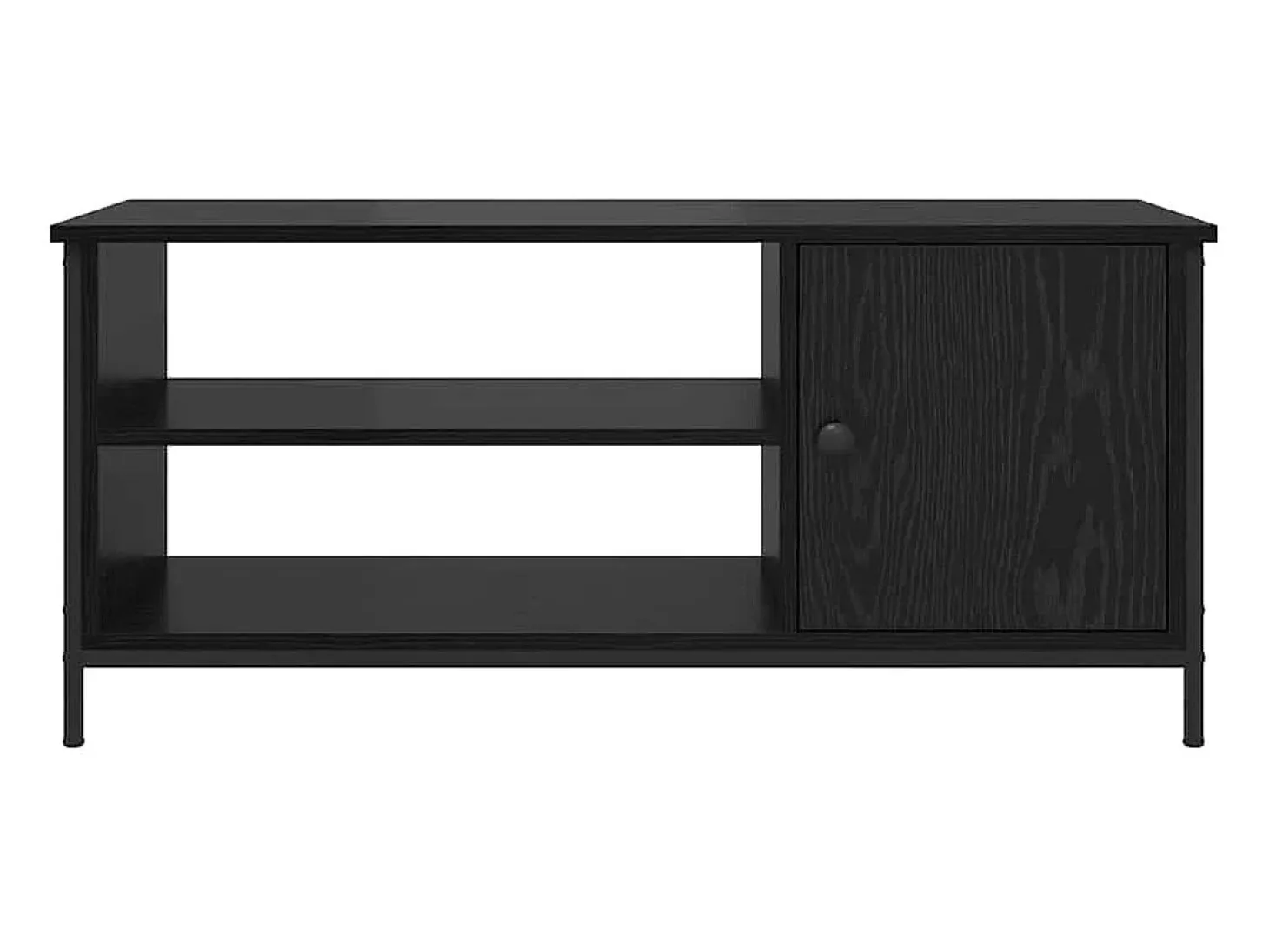 Gabinete de TV Roble negro 100 x 40 x 45 cm