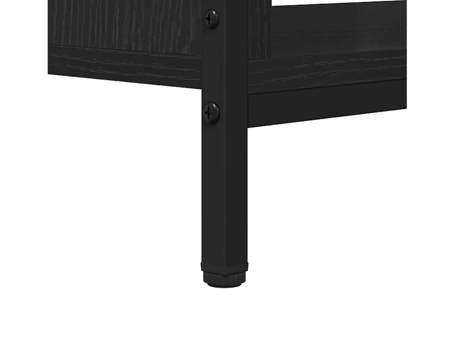 Gabinete de TV Roble negro 100 x 40 x 45 cm