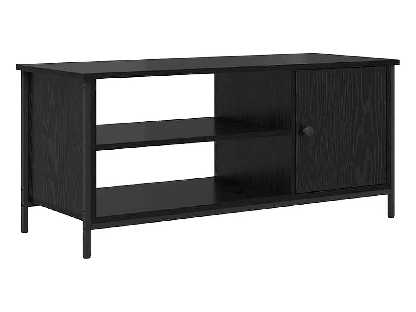 Gabinete de TV Roble negro 100 x 40 x 45 cm