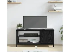 Gabinete de TV Roble negro 100 x 40 x 45 cm