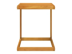Garden Furniture - Mesa en forma de C madera maciza de acacia 42x40x50 cm