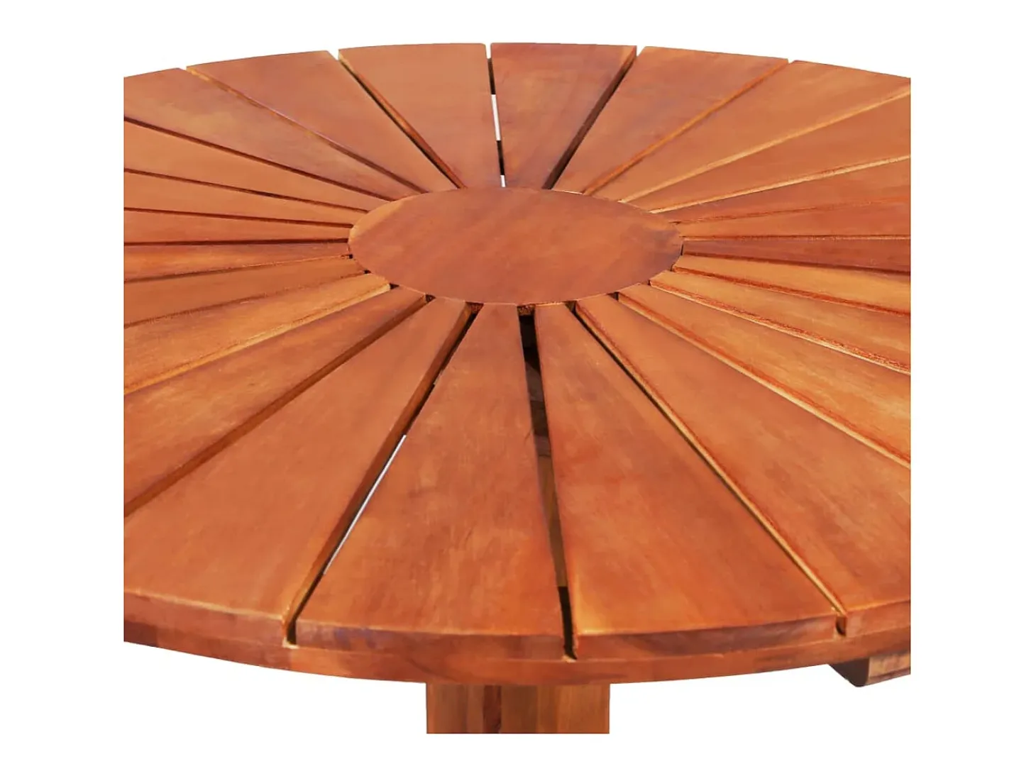 Garden Furniture - Mesa para terraza bistró madera maciza de acacia 70x70 cm