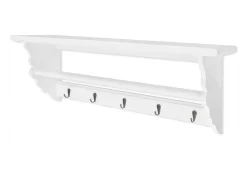 Garden Furniture - Perchero estilo barroco MDF blanco