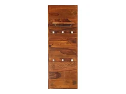Garden Furniture - Perchero de madera maciza de acacia 118x40 cm