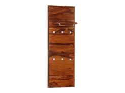 Garden Furniture - Perchero de madera maciza de acacia 118x40 cm