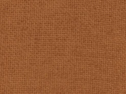 Gran sofá rinconera con respaldo avanzable y reclinable en tela beige y terracota APOLIU