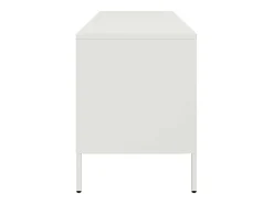 Gryln Mueble para TV acero blanco 100,5x39x50,5 cm