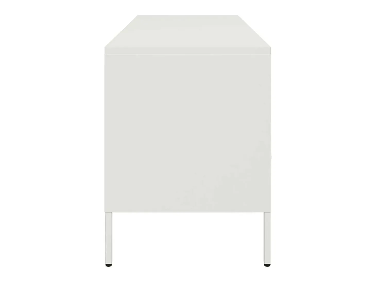 Gryln Mueble para TV acero blanco 100,5x39x50,5 cm
