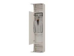 HAGA - Armario para recibidor o pasillo con 3 puertas - Armario ropero - beige cachemira