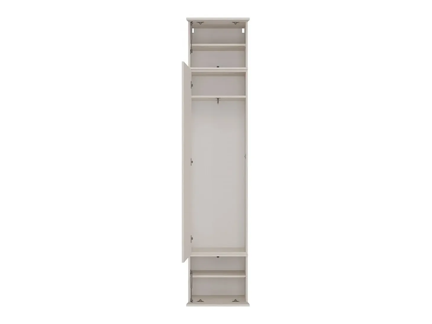 HAGA - Armario para recibidor o pasillo con 3 puertas - Armario ropero - beige cachemira
