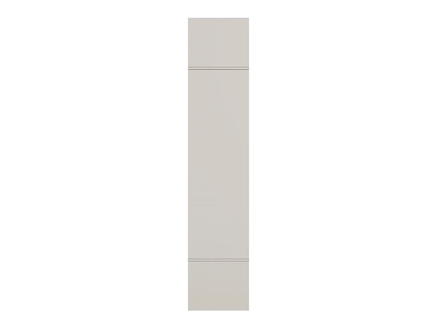 HAGA - Armario para recibidor o pasillo con 3 puertas - Armario ropero - beige cachemira
