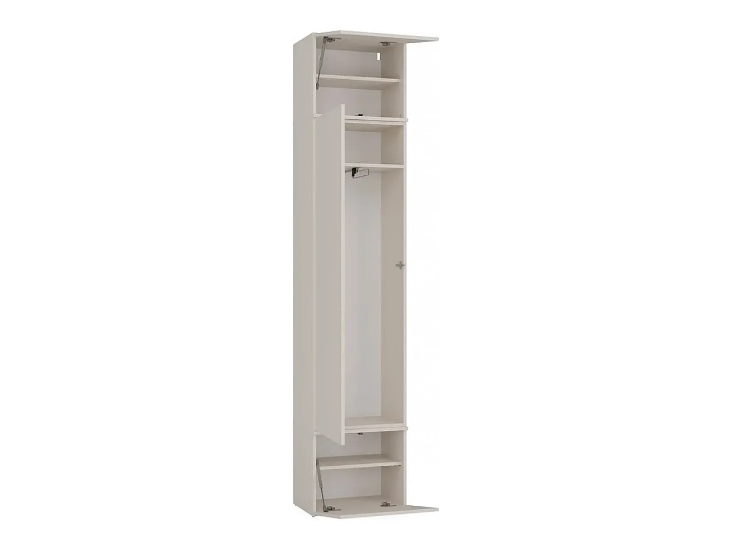 HAGA - Armario para recibidor o pasillo con 3 puertas - Armario ropero - beige cachemira