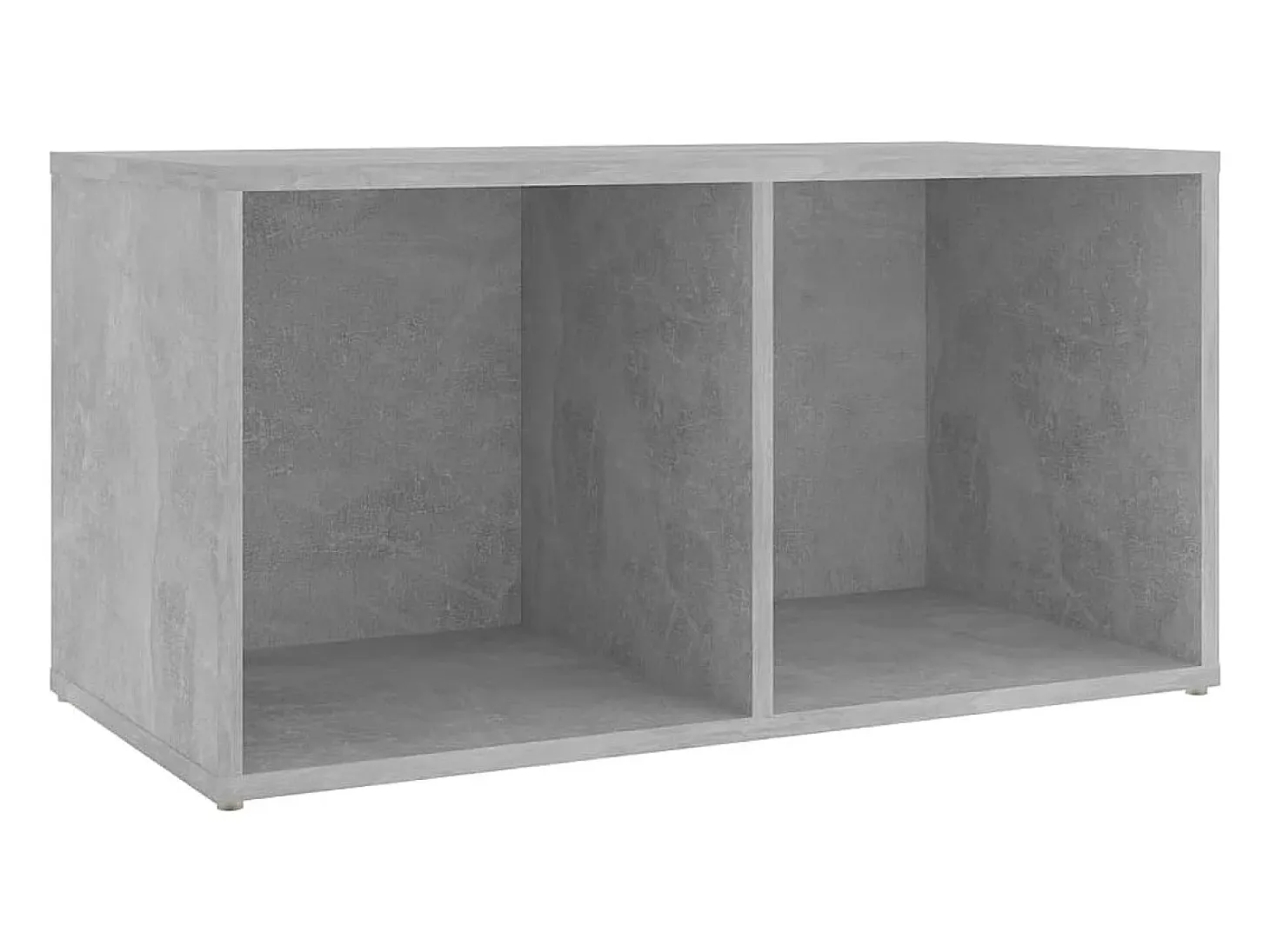 Helene Muebles de salón de pared 2 pzs madera ingeniería gris hormigón