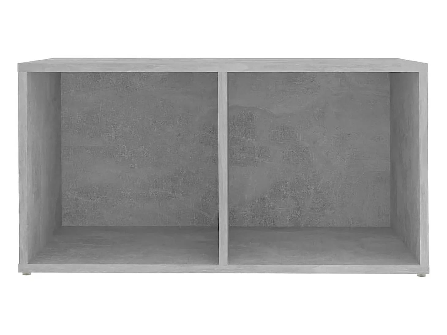 Helene Muebles de salón de pared 2 pzs madera ingeniería gris hormigón