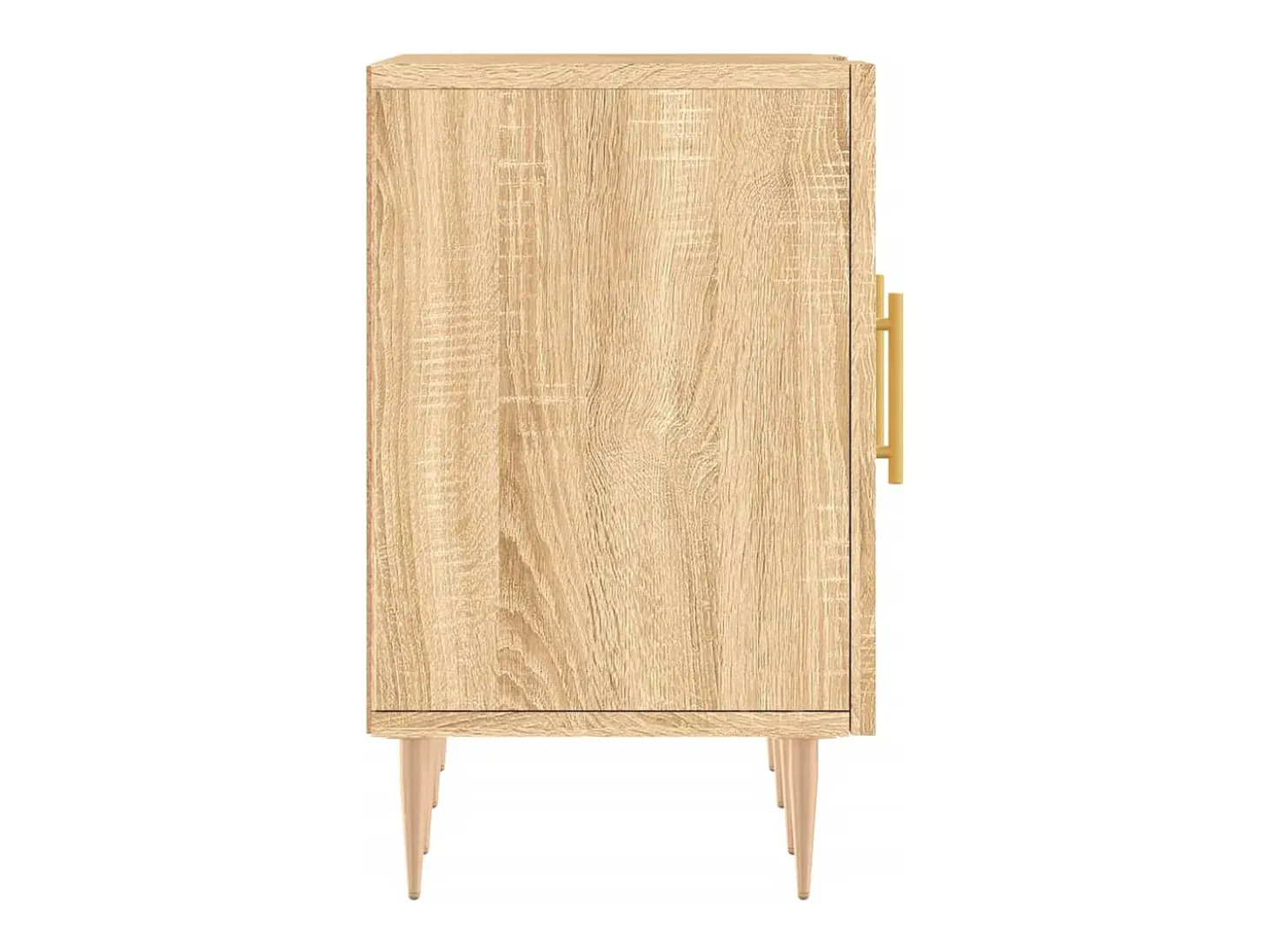 Hermanni Mueble para TV madera de ingeniería roble Sonoma 150x30x50 cm