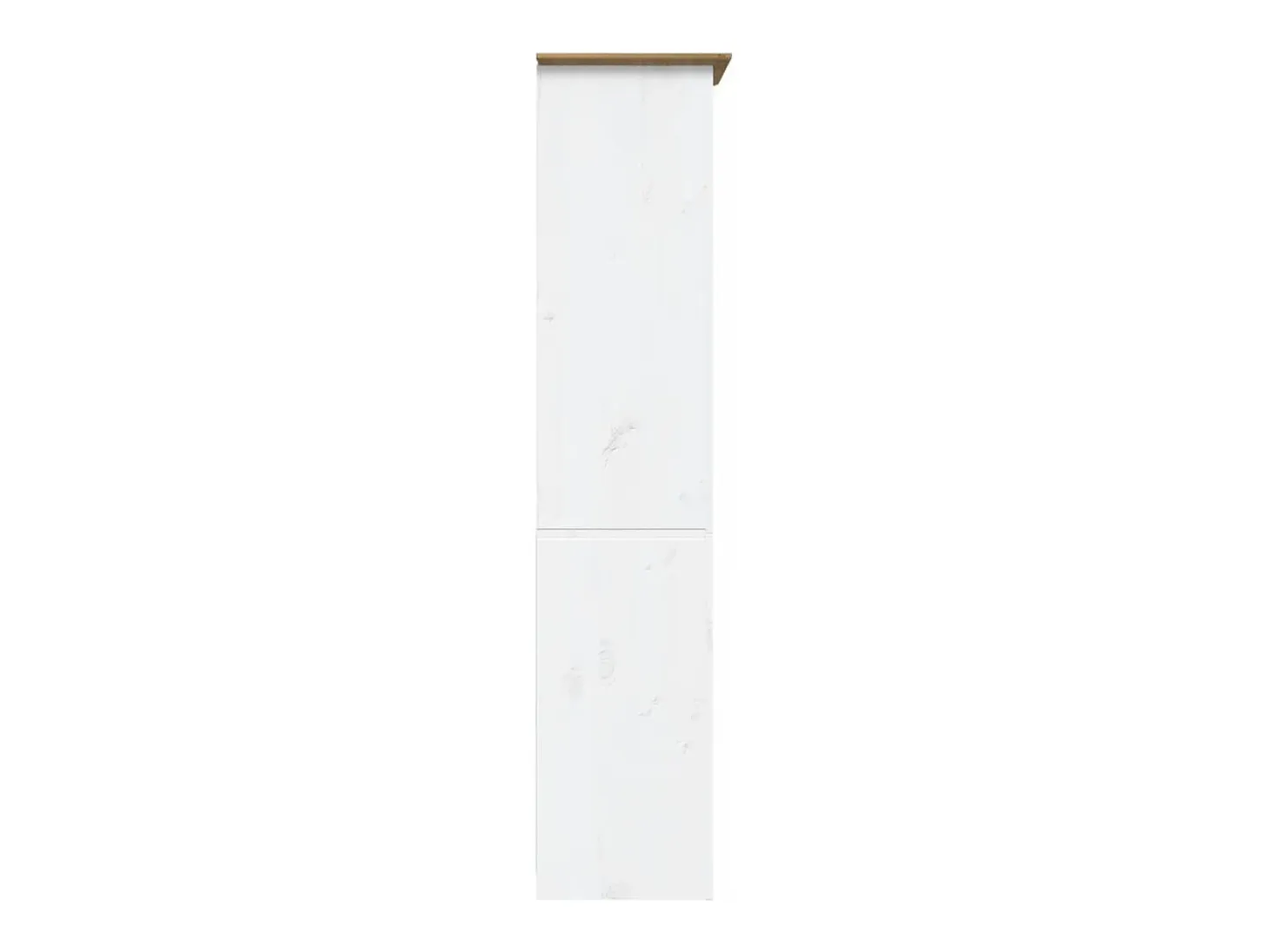 Hydesville Librería BODO 5 estantes madera maciza pino marrón 82x40x173 cm