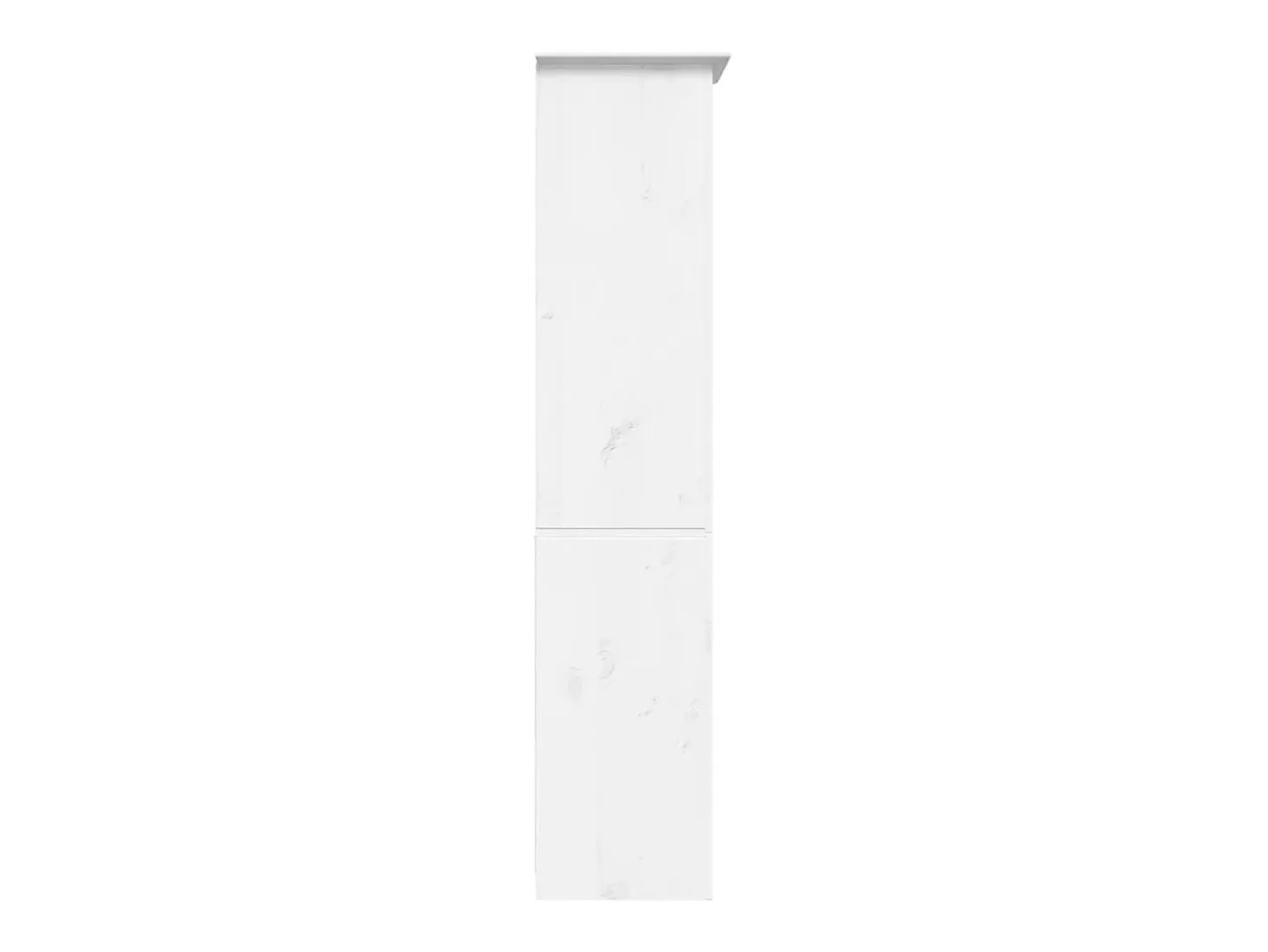 Hydesville Librería BODO 5 estantes madera maciza pino blanco 82x40x173 cm