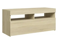 Ilion Mueble de TV con luces LED roble Sonoma 90x35x40 cm