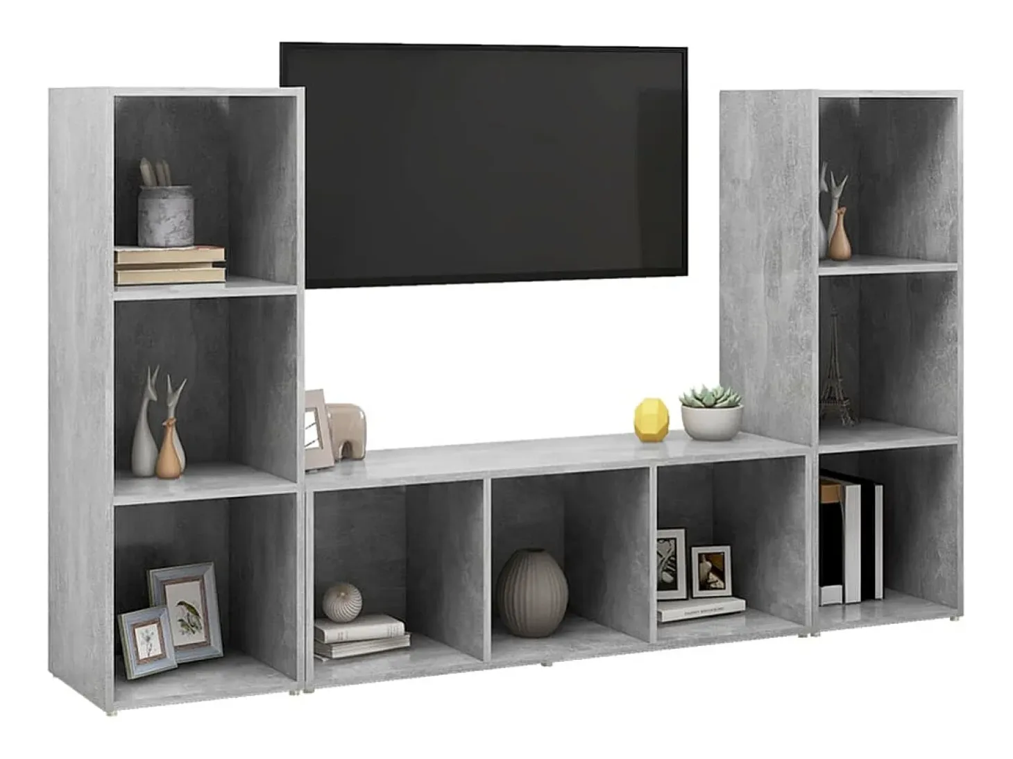 Jacques-Paul | Gabinete de TV | 3 pcs 37 x 35 x 107.5 cm