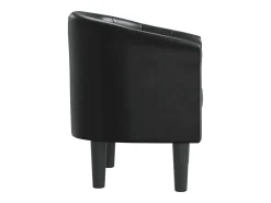 Jalkar Sillón cuero sintético negro