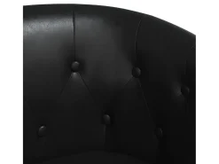 Jalkar Sillón cuero sintético negro