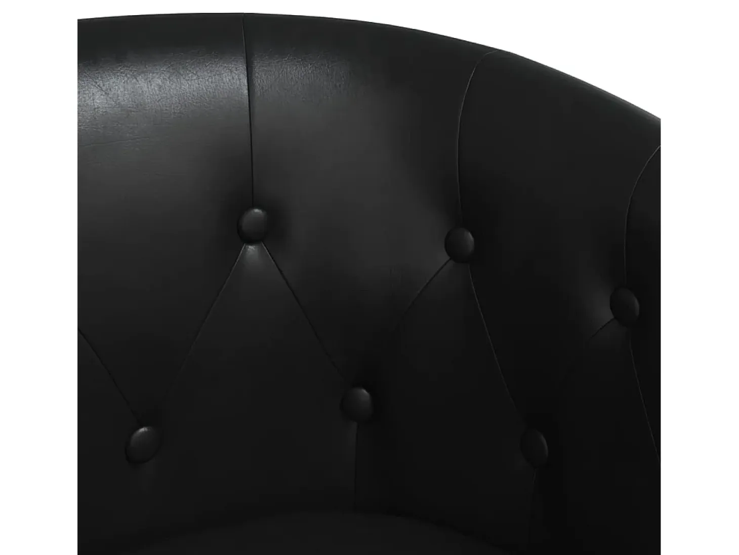 Jalkar Sillón cuero sintético negro