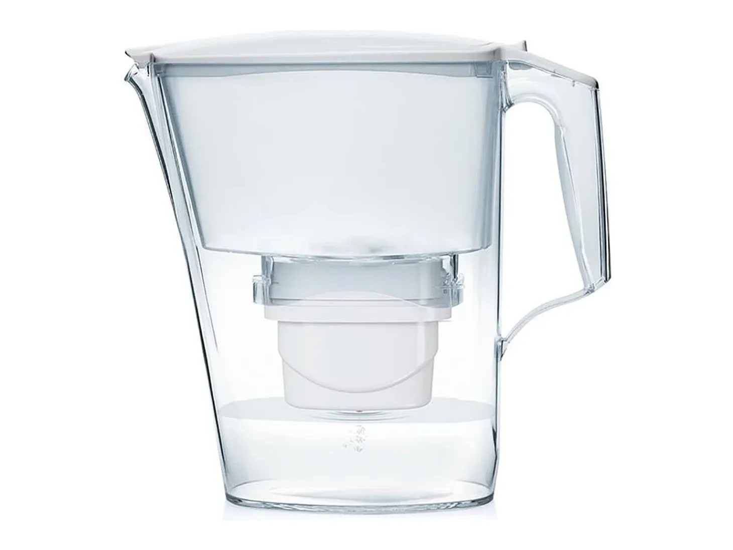 Jarra de agua con filtro Liscia Evolve Aqua Óptima 2,5L blanco