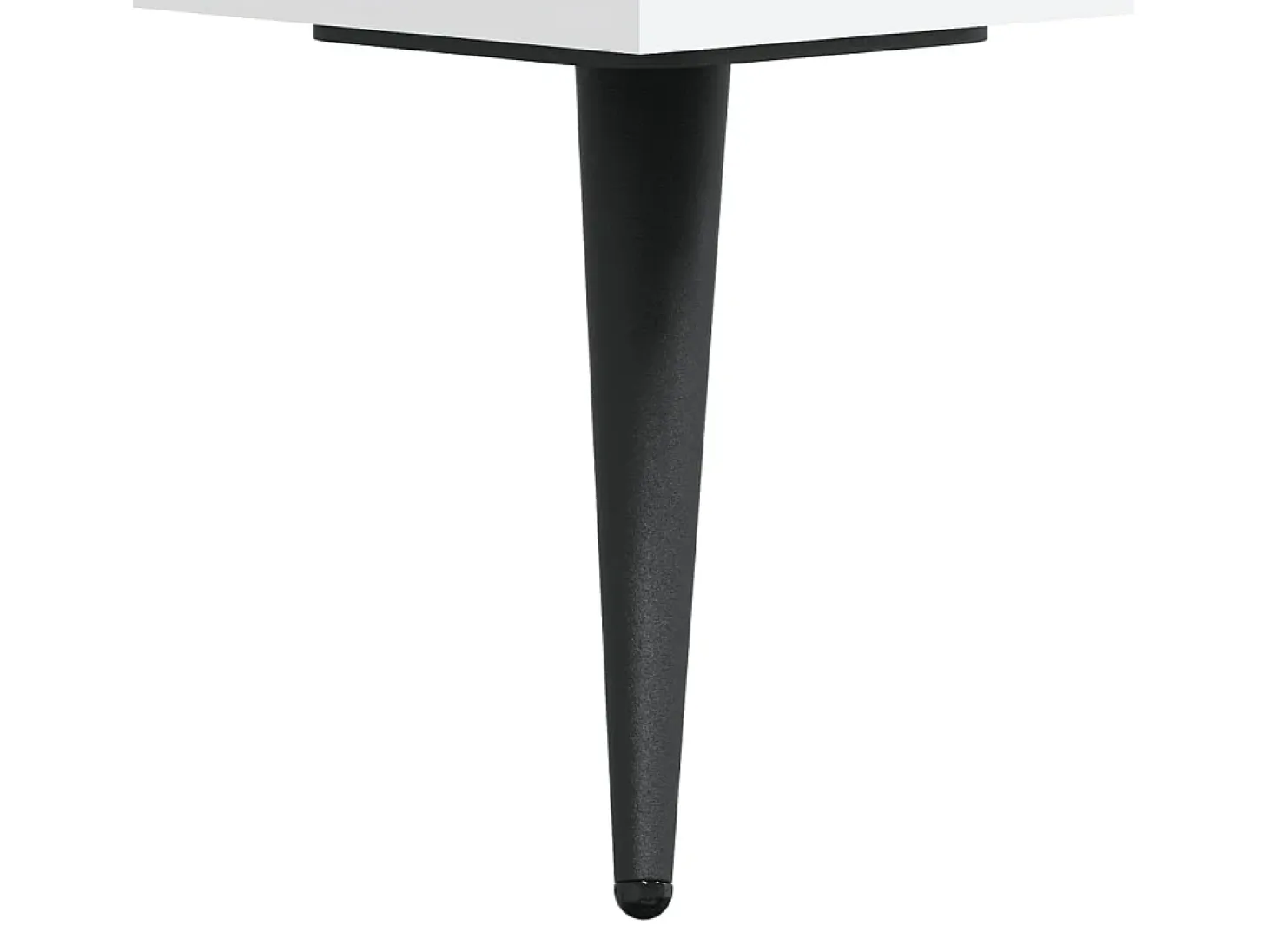 Joël Mueble de TV madera contrachapada blanco 150x30x44,5 cm
