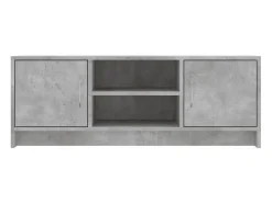 Jonah Mueble de TV madera de ingeniería gris hormigón 102x30x37,5 cm