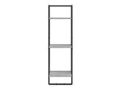 Juego de 6 estantes de pared con barras en gris Sonoma