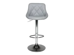 Juego de 2 taburetes de bar grises JASPER