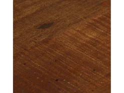 Juego de 2 taburetes de bar de madera maciza recuperada