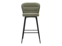 Juego de 2 taburetes de bar Lausanne Green (52 x 59 x 108 cm)