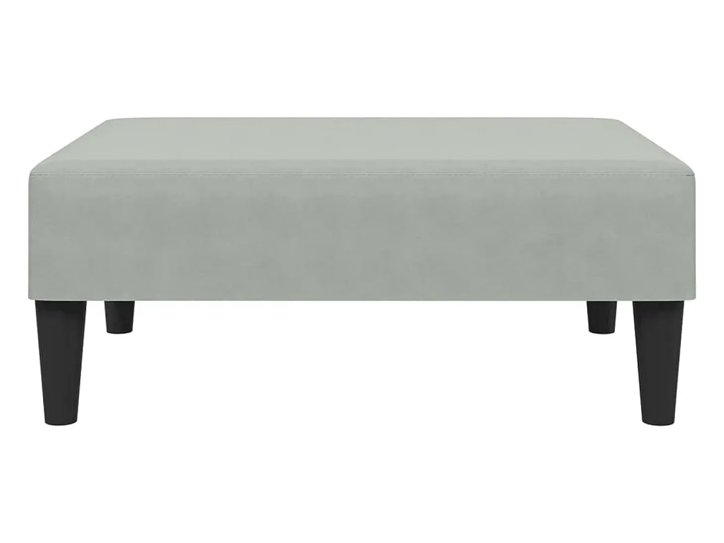 Juego de sofás con cojines 2 piezas terciopelo gris claro