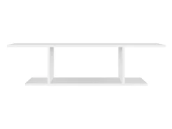 Kiandra Mueble de pared para TV blanco 103x30x26,5 cm