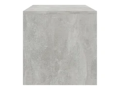 Kobe Mueble de TV madera contrachapada gris hormigón 120x40x40 cm