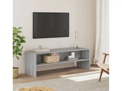 Kobe Mueble de TV madera de ingeniería gris Sonoma 120x40x40 cm