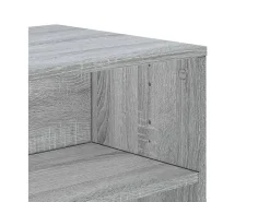 Kobe Mueble de TV madera de ingeniería gris Sonoma 120x40x40 cm