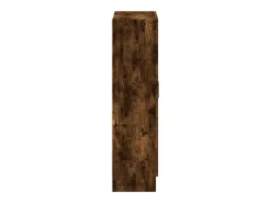 Krimpen aan den IJssel Armario libros madera de ingeniería roble humo 82,5x30,5x115 cm