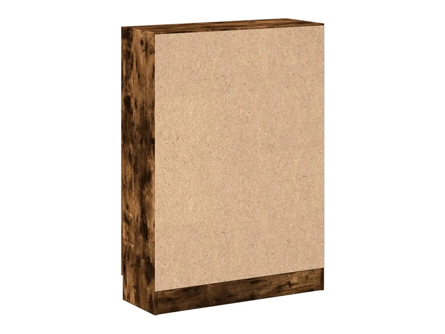 Krimpen aan den IJssel Armario libros madera de ingeniería roble humo 82,5x30,5x115 cm