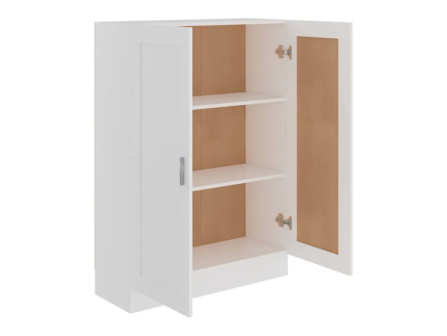 Krimpen aan den IJssel Armario de libros madera contrachapada blanco 82,5x30,5x115 cm