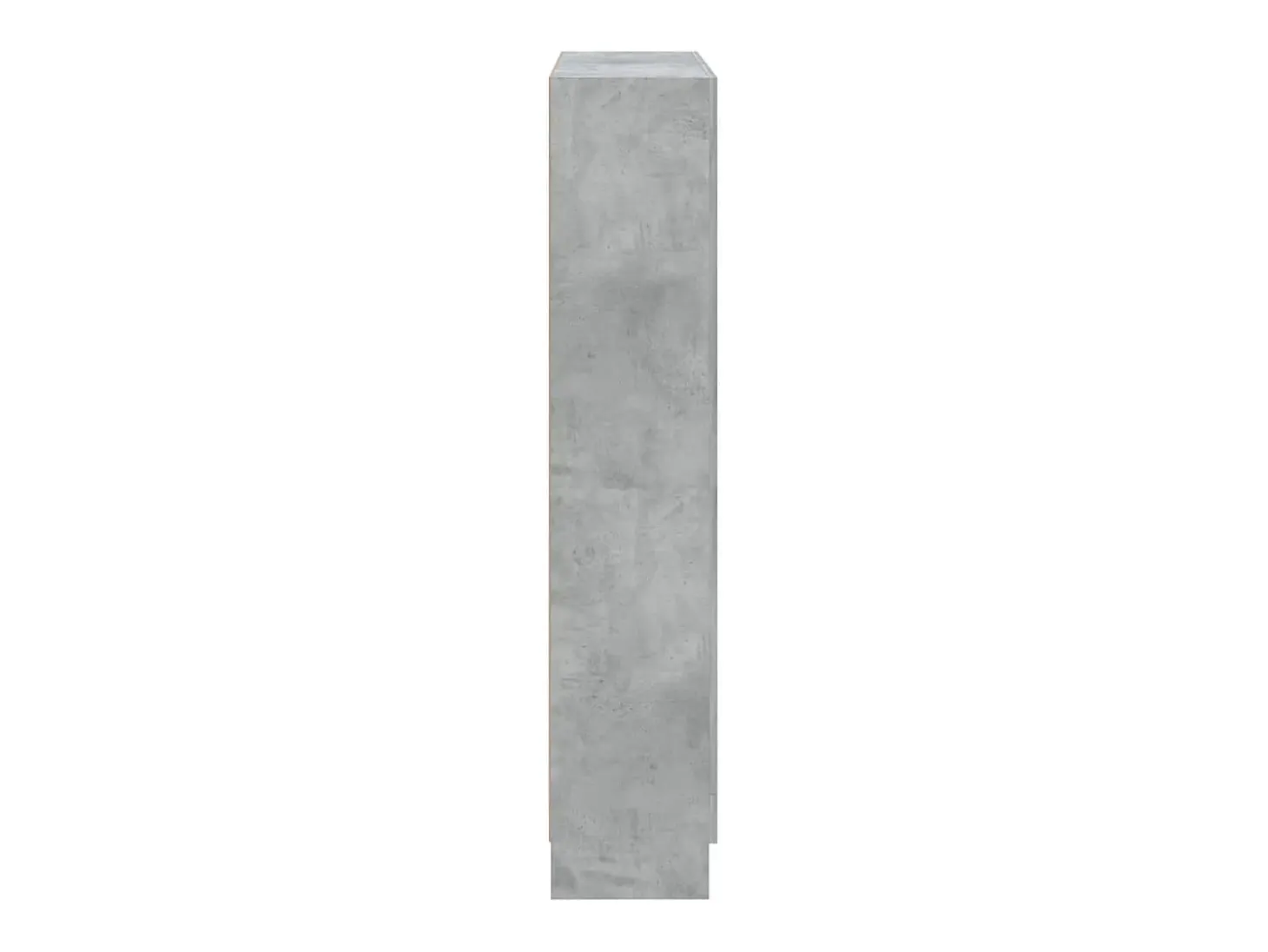Krimpen aan den IJssel Armario de libros contrachapada gris hormigón 82,5x30,5x150cm