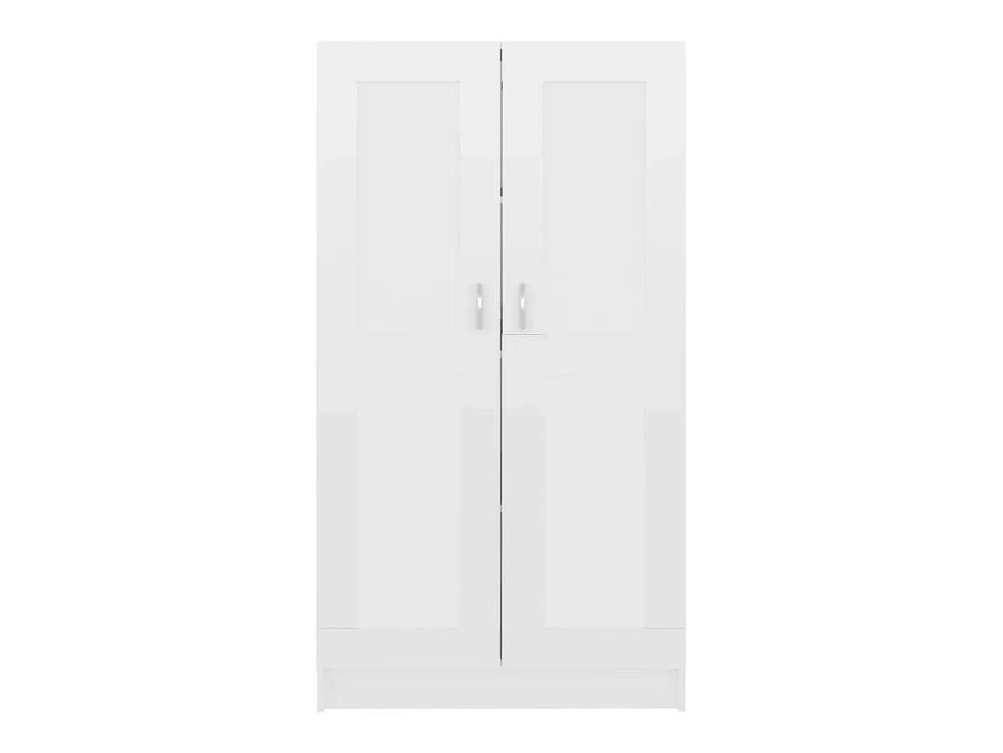 Krimpen aan den IJssel Estantería madera contrachapada blanco brillo 82,5x30,5x150 cm