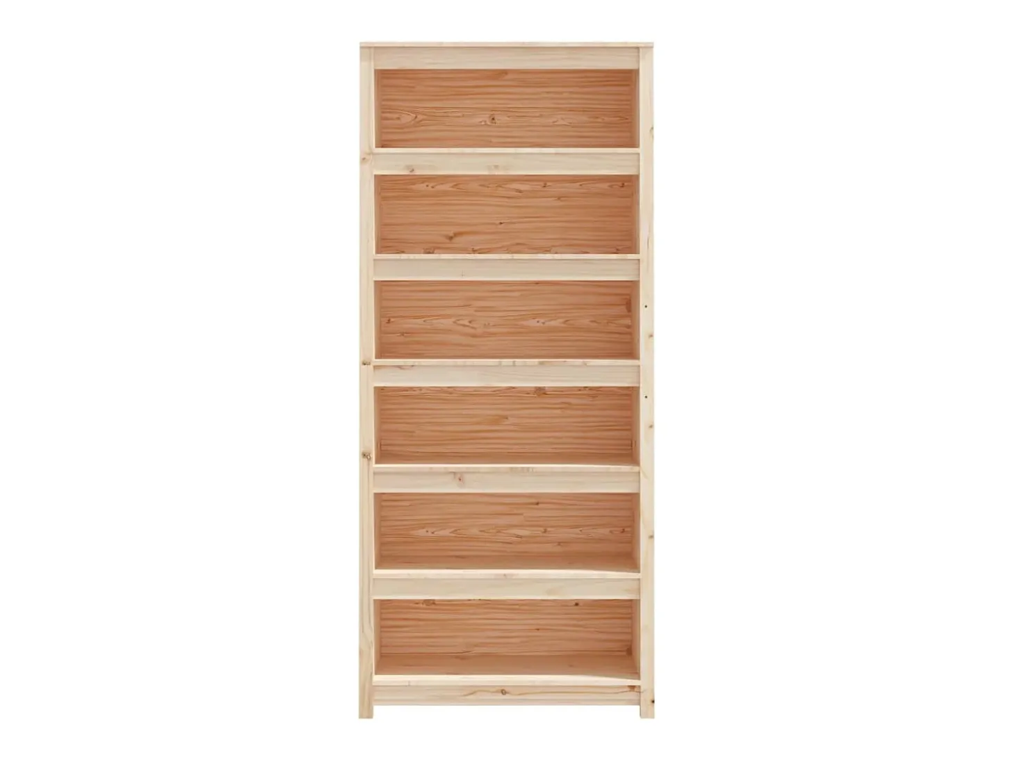 Laurens Estantería madera maciza de pino 80x35x183 cm