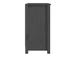 Laurens Estantería madera maciza de pino gris 50x35x68 cm