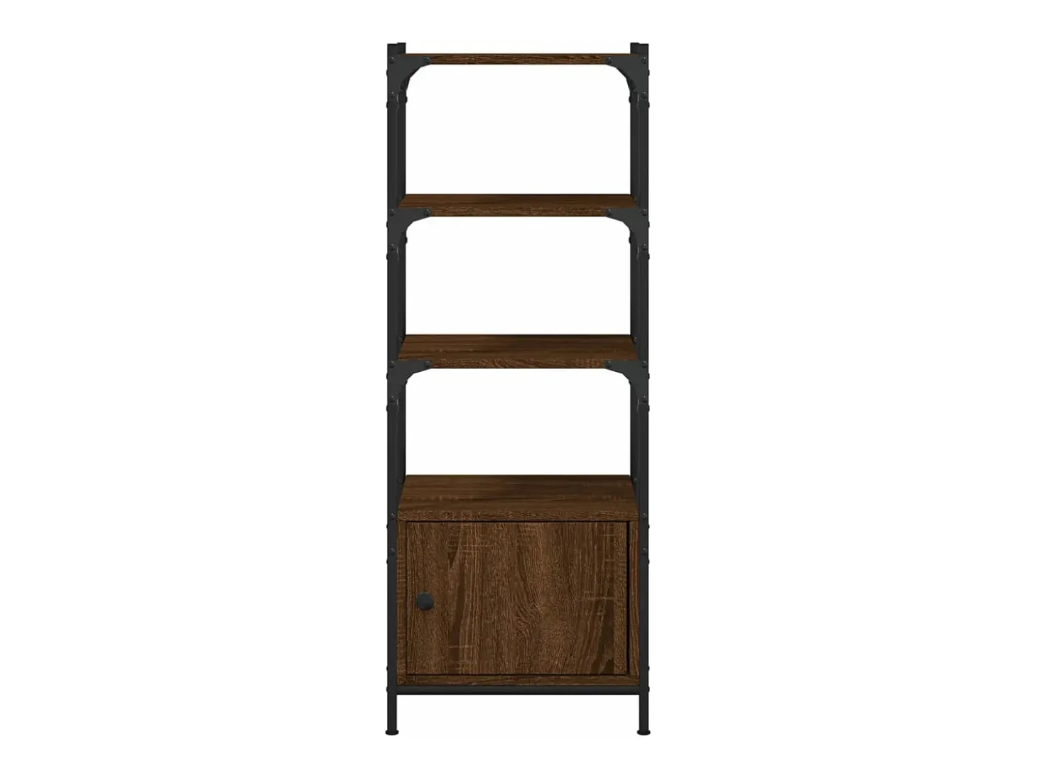 Librería 3 estantes madera ingeniería marrón 41x30x109,5 cm